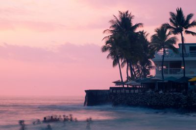 Magic White Sands Beach, long exposure
