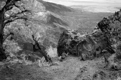 View from Olympus Mount trail, infrared
September, 16
