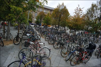 Парковка перед страсбургским вокзалом
