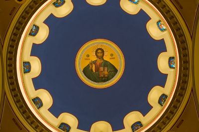 Интерьер церкви. Потолок.
