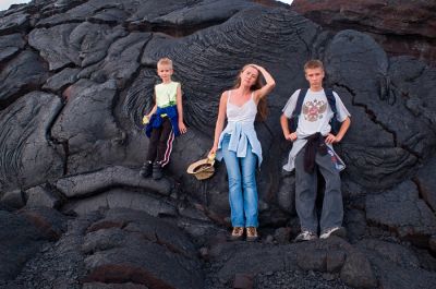 Using Pohoehoe as a background
