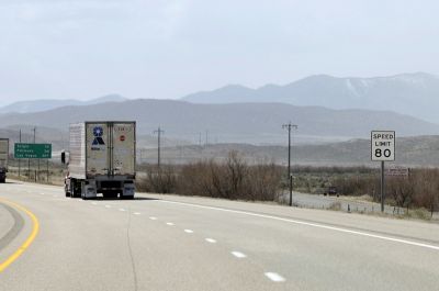 80
"80 mph" sign on I-15 South, Utah
